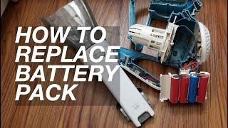 EASY DIY Replace 16v Black amp Decker Hand Vacuum Battery How to CHV1410L lithium Cordless Vac [upl. by Maren480]