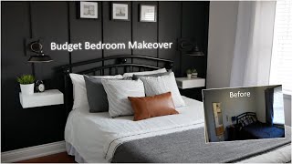 DIY Bedroom Makeover 250 Budget [upl. by Goodman]