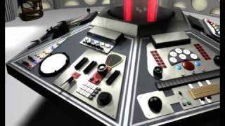 Doctor Who TARDIS Console Room 1982 walkthrough CGI animation [upl. by Azarria]