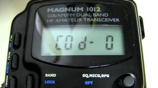 Magnum 1012 AMFMSSB Expanded Frequency Conversion 10 amp 12 Meter  CB Radio [upl. by Eniamerej]