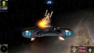 Star Trek Bridge Commander USS Defiant vs USS Lakota [upl. by Nnahsal]