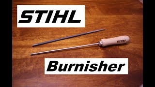 Making A Burnisher From A Stihl Chainsaw File [upl. by Nisbet]