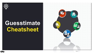 Guesstimate Cheatsheet  Facts to have on your tips for solving guesstimate [upl. by Aerbas15]