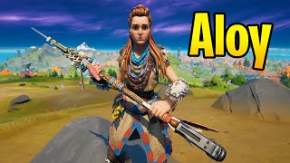 Aloy Skin Gameplay  Review in Fortnite [upl. by Douglas844]