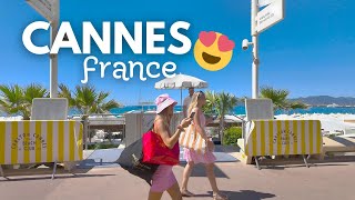 Cannes France 🇫🇷 Elegance and Charm in the French Riviera 😍🌴 Walking Tour 4K HDR [upl. by Attelocin]