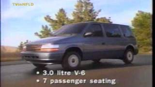 Dodge CaravanPlymouth Voyager Commercial 1995 [upl. by Netsyrc]