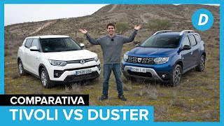 Dacia Duster vs SsangYong Tivoli ¿Cuál es el mejor SUV barato  Review en español  Diariomotor [upl. by Drageruaeb352]