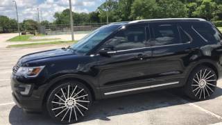 2017 Ford Explorer on 24quot rims [upl. by Ainaj]