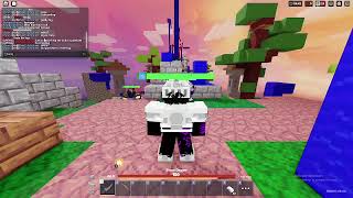 bedwars 30v30 gameplay mostly building and pvp [upl. by Maxey]