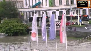 Hochwasser in Linz Österreich Flood in Linz Austria 2013 [upl. by Gnuh504]