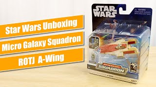 Micro Galaxy Squadron AWing Return of the Jedi  Star Wars Unboxing [upl. by Muscolo203]