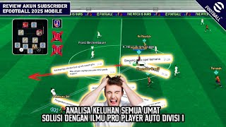 RACIK amp SUSUN FORMASI META KONTAK FISIK 4222 amp 4123 ILMU MAH4L PRO PLAYER DI EFOOTBALL 2025 MOBILE [upl. by Anamor368]