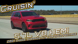 The 2021 Dodge Durango RT 57L V8 HEMI Tow N Go Package All the Power You Need Review [upl. by Yeclehc]