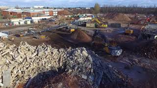 Quick drone flight over the old MEM site in Reddings Lane [upl. by Jeanine]