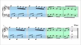 Bach Musette in D Major BWV Anh 126 Musical Analysis [upl. by Yslek896]