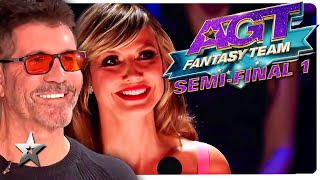 Americas Got Talent 2024  Fantasy Team Semi Final 1  All Auditions [upl. by Rehpinnej]