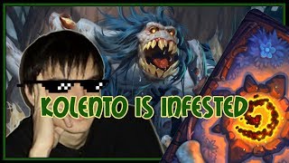 Hearthstone Kolento is infested token druid [upl. by Orsino902]