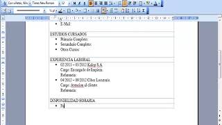 Curriculum Vitae Paso a Paso [upl. by Odericus884]