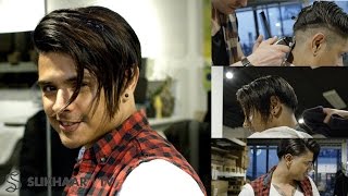 Mens long Undercut with inspiration from Lionel Messi new hairstyle [upl. by Nichole181]