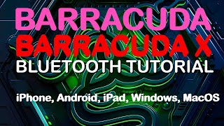 Razer Barracuda amp Barracuda X Bluetooth Stepbystep Tutorial for iPhone Android Windows MacOS [upl. by Proudlove]