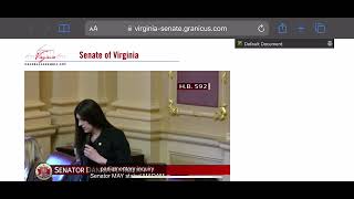 VA Lt Gov EarleSears misgenders trans senator [upl. by Eeresed]