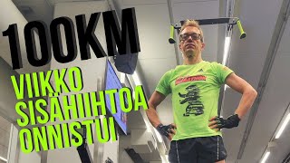 Hiihtoloma Hiihdin viikossa 100 km Ski Erg laitteella osa 2 [upl. by Lozar445]