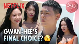 Does Hyeseon select Gwanhee or stay put  Singles Inferno 3 Ep 11  Netflix ENG SUB [upl. by Rebmak]