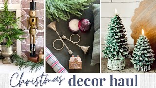 Christmas Decor Haul 2024  Christmas Decorating Ideas  Amazon Hobby Lobby Michaels HomeGoods [upl. by Anaiq]