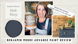 Benjamin Moore Advance Review  Furniture Makeover [upl. by Solakcin]