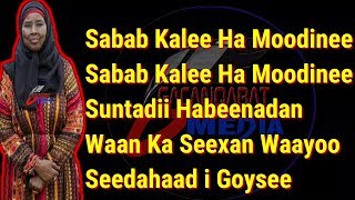 HIBO NUURA SABAB KALEE HAMODINEE LYRICS [upl. by Atekihs]