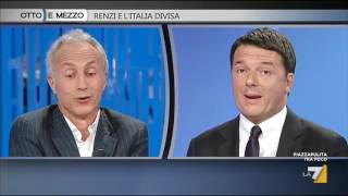 Travaglio contro Renzi quotFate dimettere tutti quelli che mentono compreso leiquot [upl. by Rollins]