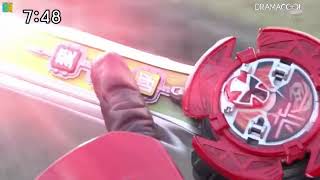 Ninninger first Fight ￼vs Y￼okai Kamaitachi Shuriken Sentai Ninninger [upl. by Ecirtap]