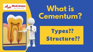 Cementum l Types l Cellular vs acellular l Mediklaas [upl. by Resneps817]