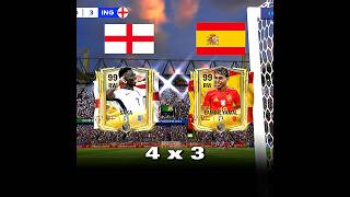 Inglaterra x Espanha fcmobile fifamobile fifa eafc [upl. by Potter555]