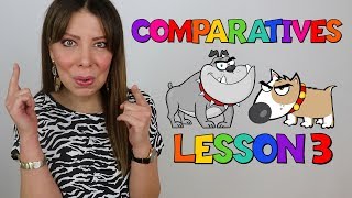 🔴 COMO USAR COMPARATIVOS EN INGLES 💁 QUE SON LOS COMPARATIVOS 📚 ADJETIVOS COMPARATIVOS EN INGLES [upl. by Aniteb362]