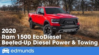 2020 Ram 1500 EcoDiesel Review ― BeefedUp Diesel Power amp Towing [upl. by Alurta]