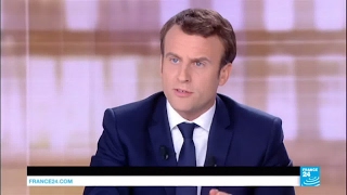 Emmanuel Macron to Marine Le Pen quotYou have nothing to proposequot [upl. by Lowery]