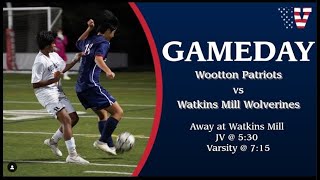 Wootton HS Varsity vs Watkins Mill HS 092123 [upl. by Cavallaro255]