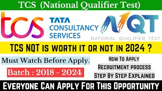 TCS NQT Off Campus Drive 2024  Step By Step Explained  Hiring for Fresher  Apply Now tcs tcsnqt [upl. by Brigid477]