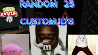 25 RANDOM slap battles custom glove texture ids that are goofy ahh [upl. by Oirevlis]