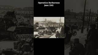 Operation Barbarossa WW2 historyhunters worldwar2 ww2 shorts trending usa germany soldier [upl. by Filiano652]