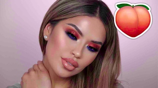 FIERCE PEACH GODDESS makeup tutorial  iluvsarahii [upl. by Nivlak]