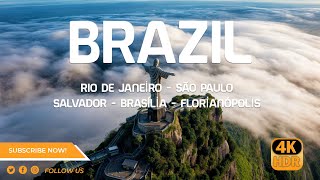 Top 5 cities to visit in Brazil 27 places to visit and accommodation deals I4K [upl. by Cheria]