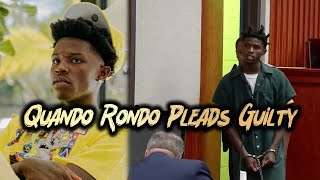 Quando Rondo Pleads GUILTY To Federal Drug Charge [upl. by Suiravaj]