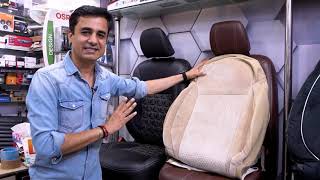 BEST QUALITY FABRIC CAR SEAT COVERS HEATPROOF CAR SEAT COVERS [upl. by Anirbes708]