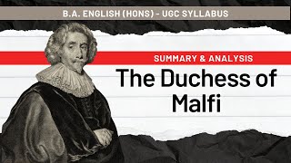 Duchess of Malfi Animated Summary [upl. by Mikeb277]