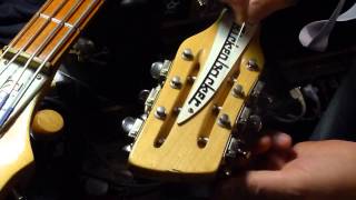 Easy way to restring your Rickenbacker 12 string guitar tip by Bill Baker Pt 1 [upl. by Nnylirehs]