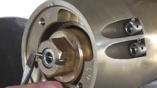 Fitting a Darglow Saildrive FeatherStream Propeller final [upl. by Naej]