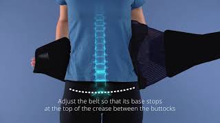 THUASNE LombaStab Immo Spinal Back Brace fitting instructions [upl. by Gaddi976]