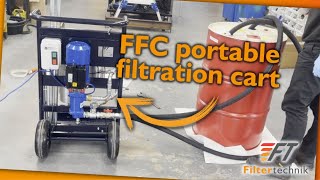 FFC portable fuel filtration cart demo [upl. by Alyworth]